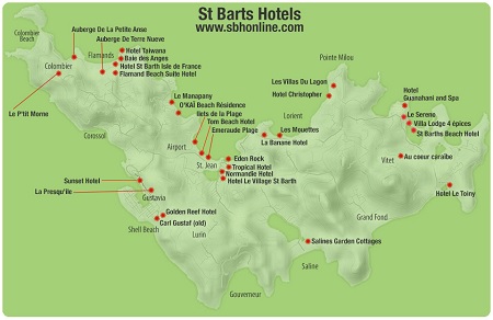 St. Barths Hotels by SBHonline.com